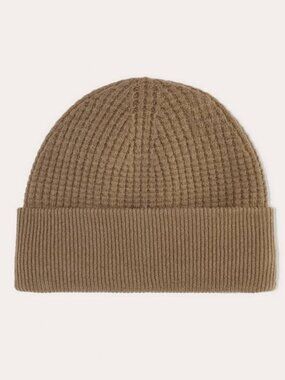 Everlane The Waffle Beanie Camel OS GUC